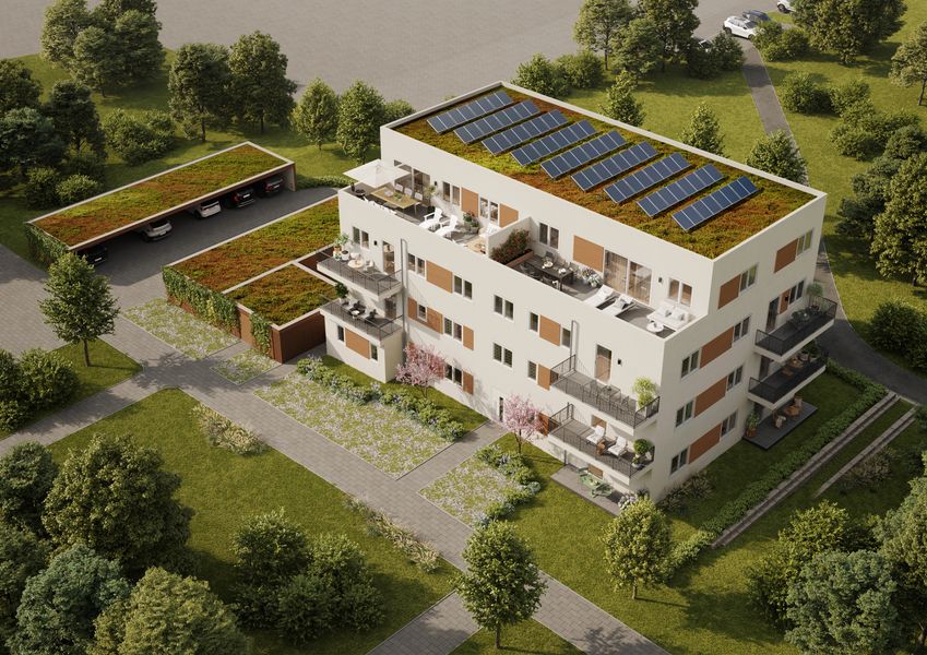 Exklusive Neubauwohnungen in Roßfeld Projekt VR Bank Heilbronn